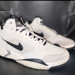 Men's Black and White Athletic Shoes